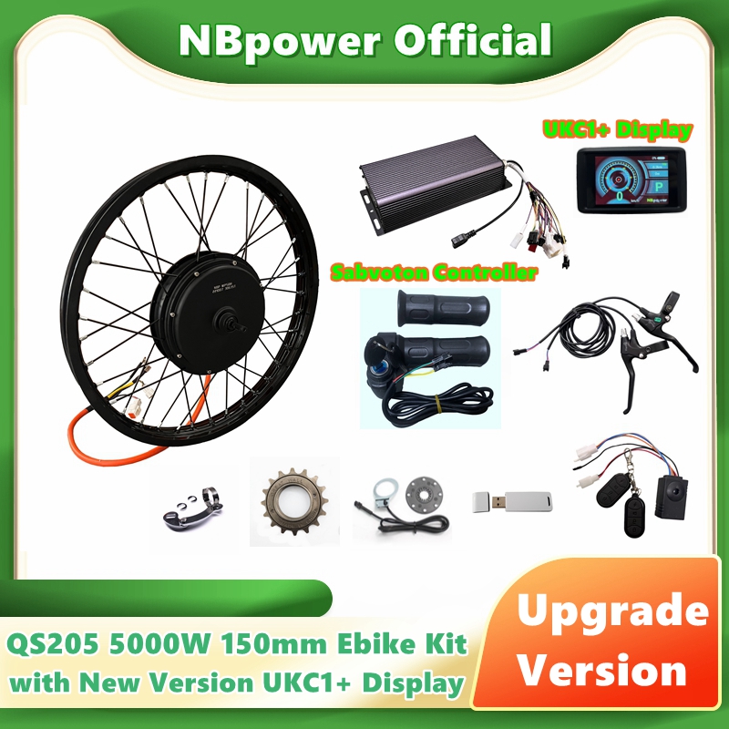 5000W Hub Motor Kit 72V - NBpower/QS205 5000 W V3 150 mm