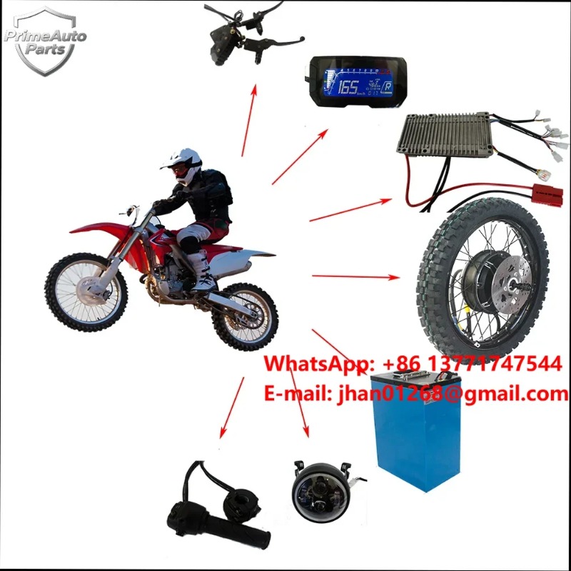 12000W Electric Motorcycle Hub Motor - Neuer Elektrischer Umrüstsatz 72V 12000W 6000W