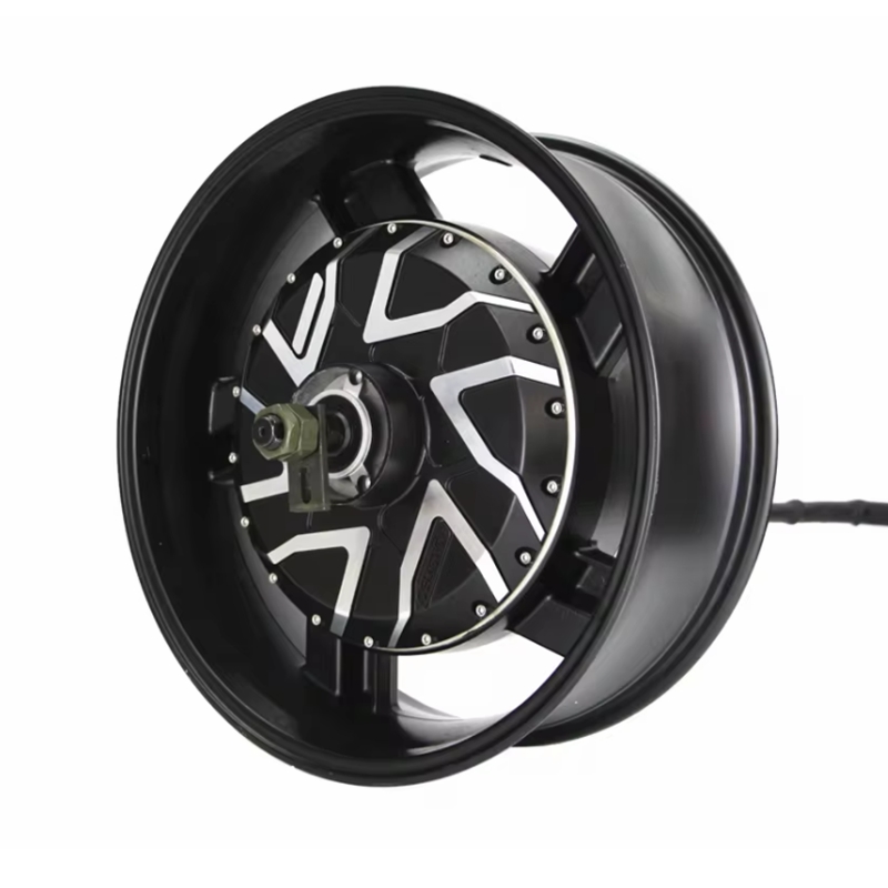 12000W Electric Motorcycle Hub Motor - QS Motor 12000W 17X6,0 Zoll V412KW