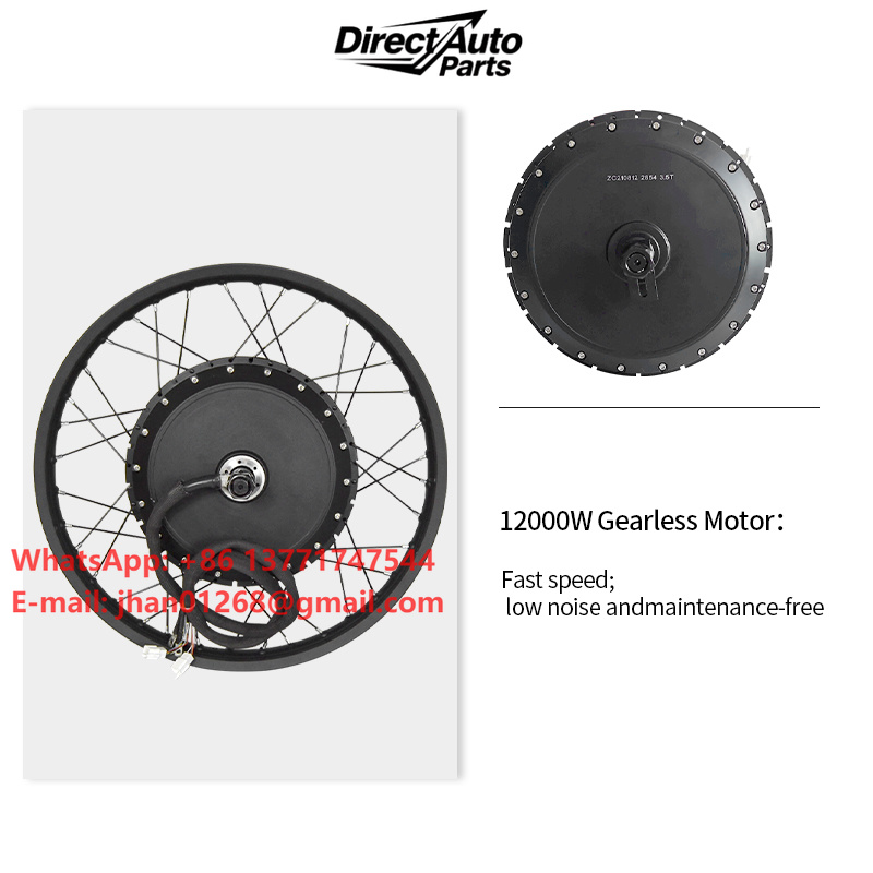 12000W Electric Motorcycle Hub Motor - Hinterrad-Nabenmotor 6000W 8000W 12000W Elektromotorrad-Umrüstsatz