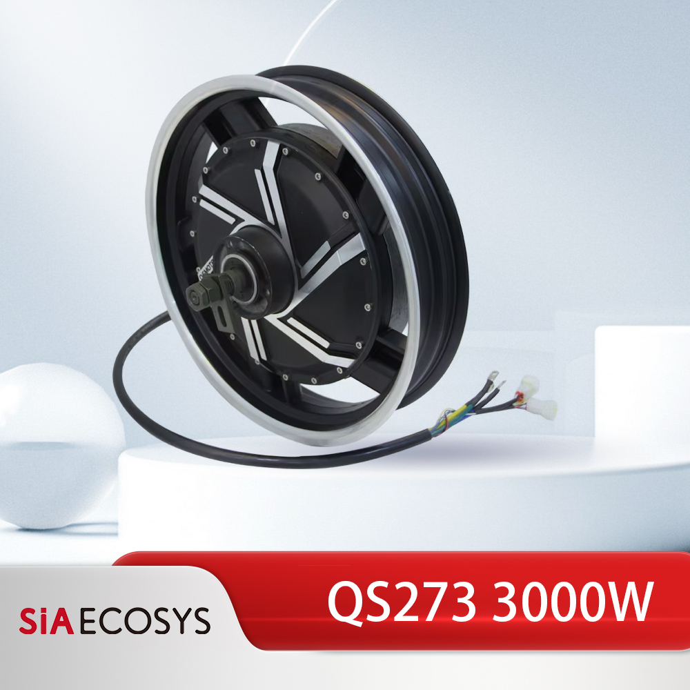 17 Inch Motorcycle Rim Hub Motor 72V - QSMOTOR QS273 17-Zoll 3000W V3 72V