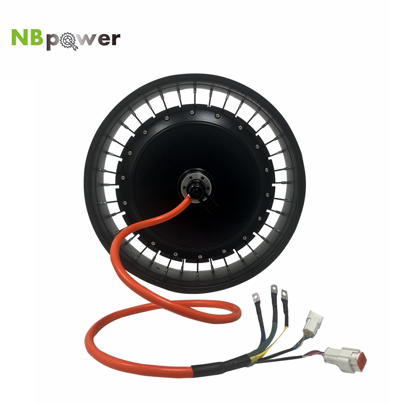 72V 8000W Brushless Hub Motor - NBpower/QS273 40H 20x4/24x4/26x4 Nennleistung 72V 4000W