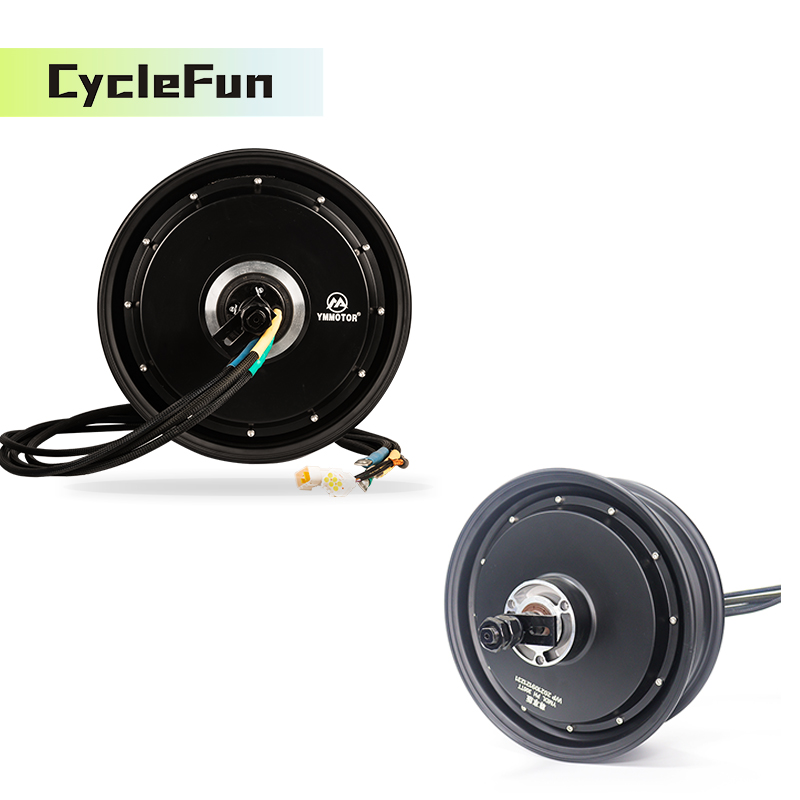 72V 8000W Brushless Hub Motor - 8000W YMMOTOR 12*3,5 Zoll In-Rad Bürstenlosen