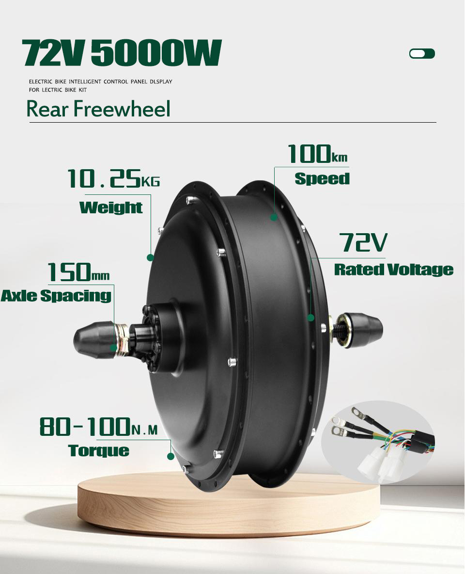 Neuer MTX39 72V 5000W E-Bike U – 5000W Hub Motor Kit 72V Bewertung und Preis