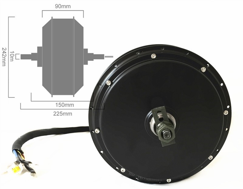 NBpower QS205 50H V3 72V 5000W – 5000W Hub Motor Kit 72V Bewertung und Preis