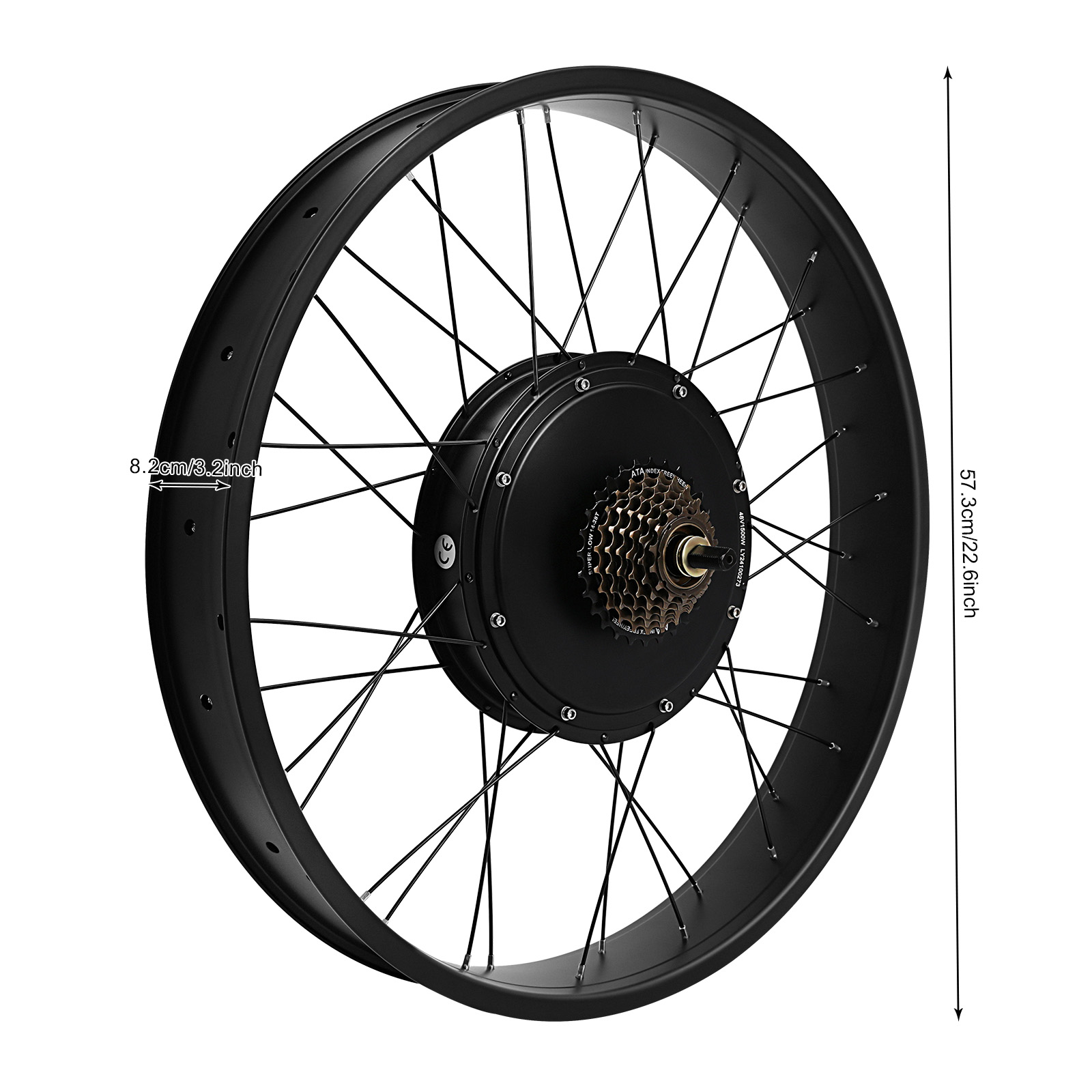 26 Zoll E-Bike Umbausatz Hinte – Fat Tire Electric Bike Conversion Kit 1500W Bewertung und Preis