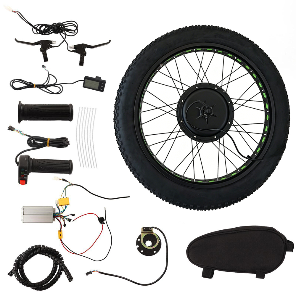 48V 1500W E-Bike Vorderrad-Umr – Fat Tire Electric Bike Conversion Kit 1500W Bewertung und Preis