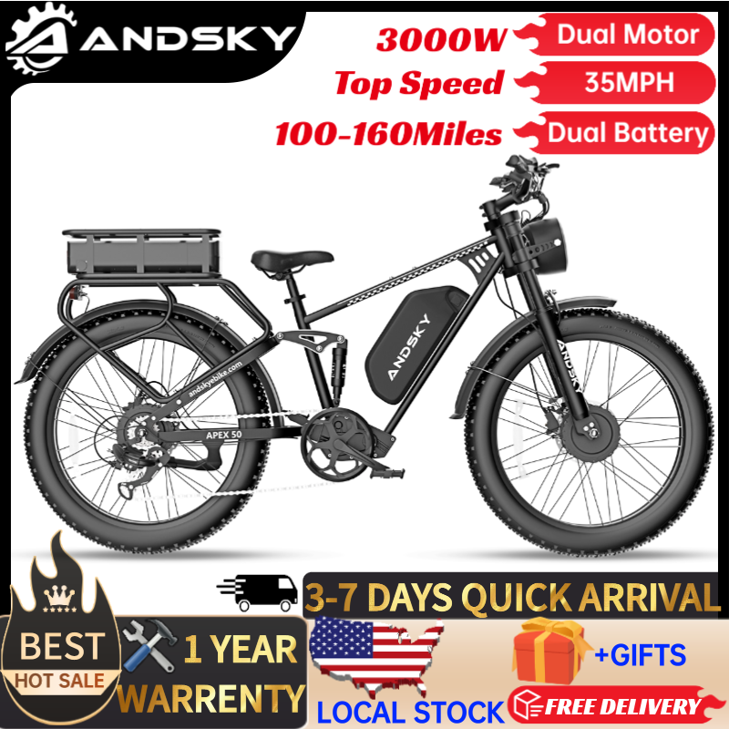 ANDSKY Apex50 AWD Elektrofahrr – Torque Sensor Mid Drive Motor Kit Bewertung und Preis