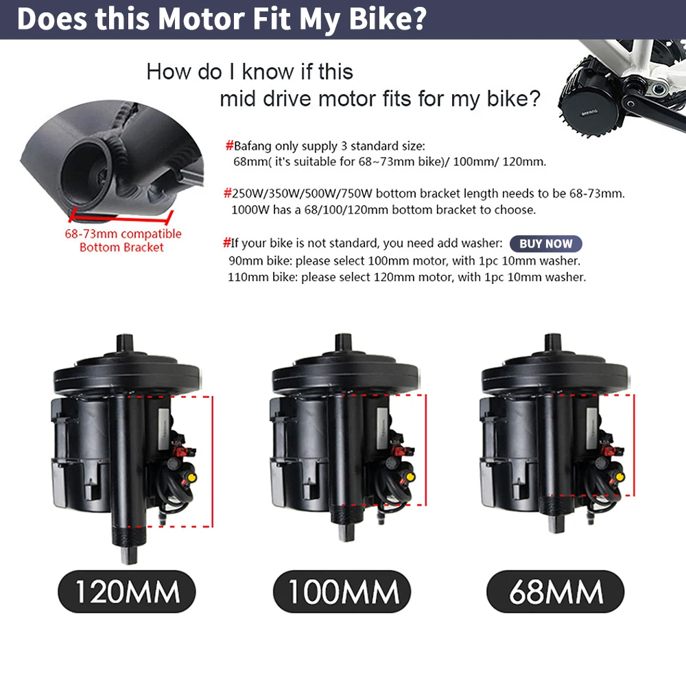 Bafang BBSHD 1000W 48V 68mm Mi – Side Hung Mid Drive Motor Kit Bewertung und Preis
